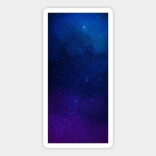 Blue Galaxy Sticker